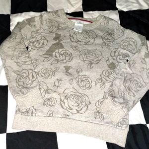 Disney's Beauty and The Beast Girl's Sweatshirt Super Cute and In EUC